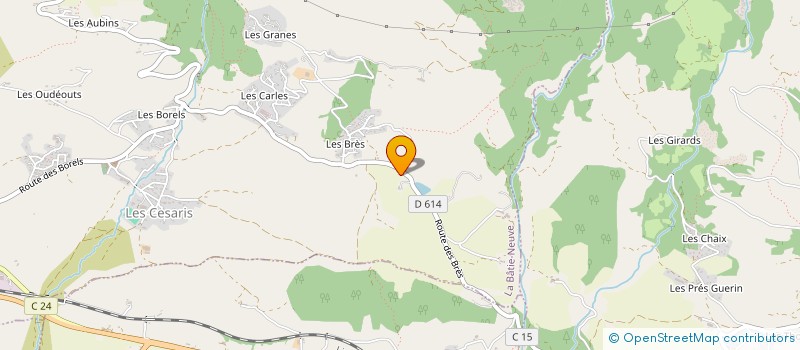 localisation de l'entreprise PASSERON à LA BATIE NEUVE