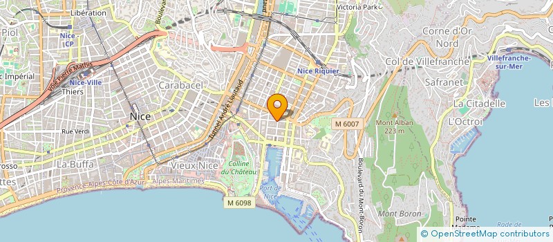 localisation de l'entreprise PASSERON ET FILS à NICE