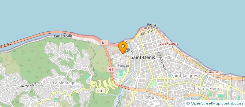 localisation de l'entreprise PASSESPORTS 974 à SAINT-DENIS