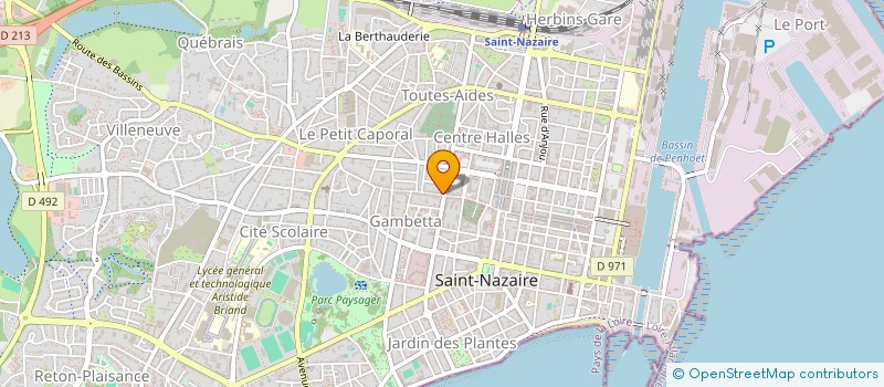 localisation de l'entreprise PASSETCHNIK MIKHAIL ET PIERRE NATHALIE  SAINT-NAZAIRE