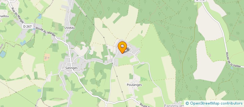 localisation de l'entreprise PASSETTO HOLDING à PARIGNY-LES-VAUX
