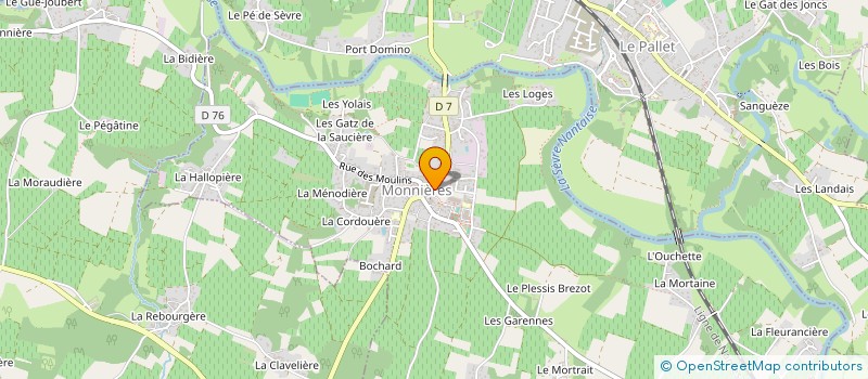 localisation de l'entreprise PASSEURS DE LA MEMOIRE MONNIEROISE  MONNIERES