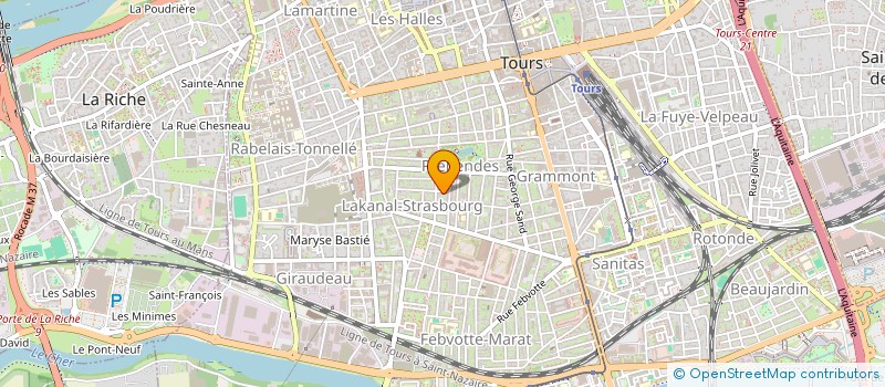 localisation de l'entreprise PASSEURS DE LEGENDES à TOURS