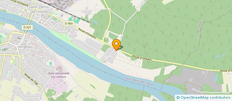 localisation de l'entreprise PASSEURS DE LOIRE à SAINT-DENIS-DE-L'HOTEL