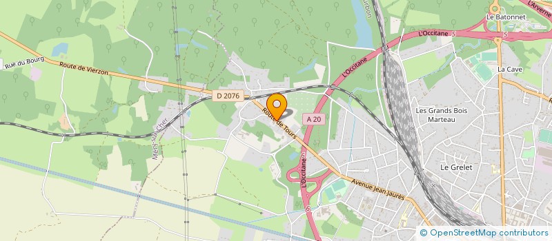 localisation de l'entreprise PASSEURS DE MOTS  VIERZON