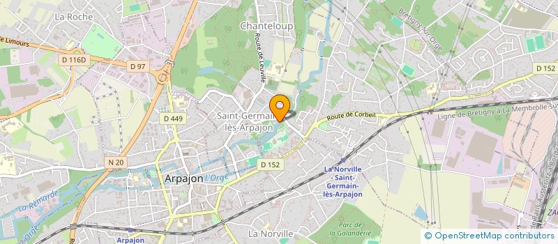localisation de l'entreprise PASSEURS DE SONS à SAINT-GERMAIN-LES-ARPAJON