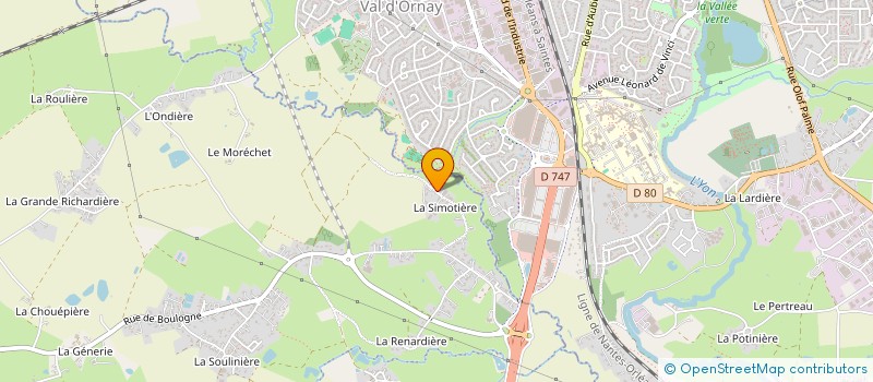 localisation de l'entreprise PASSI'ONGLE à AUBIGNY-LES CLOUZEAUX