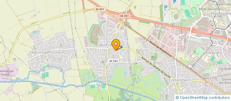 localisation de l'entreprise PASSIFLOR  WOLFISHEIM