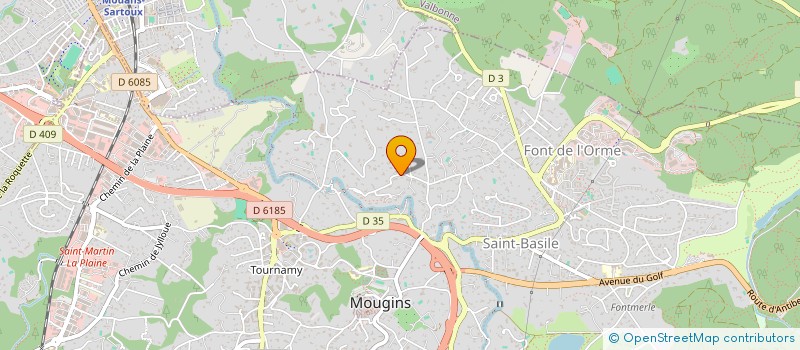 localisation de l'entreprise PASSIFLORE à MOUGINS