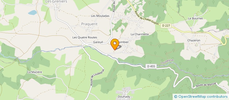 localisation de l'entreprise PASSILOU  LOUBEYRAT