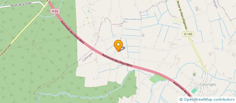 localisation de l'entreprise PASSIMO  CALONGES