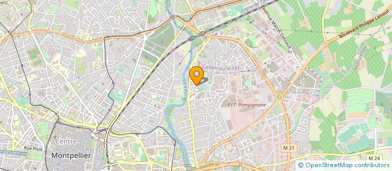 localisation de l'entreprise PASSIMPORT à MONTPELLIER
