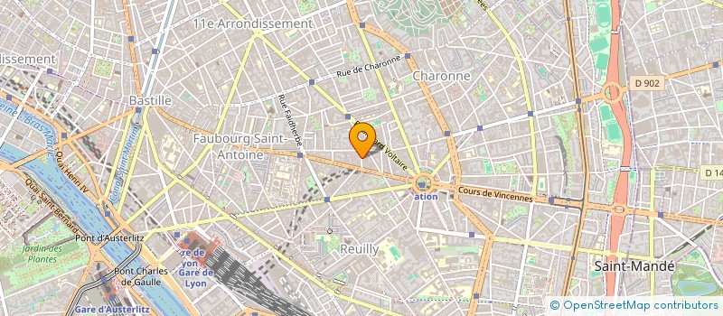 localisation de l'entreprise PASSING CLUB  PARIS