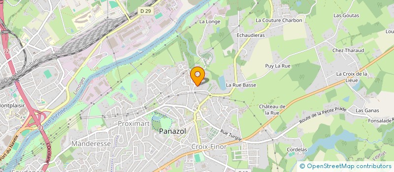 localisation de l'entreprise PASSING CLUB PANAZOL à PANAZOL