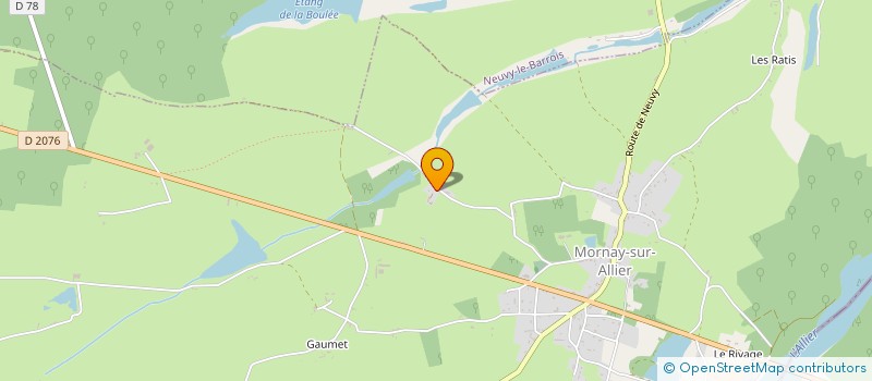 localisation de l'entreprise PASSIO'N'AIMANT  MORNAY-SUR-ALLIER