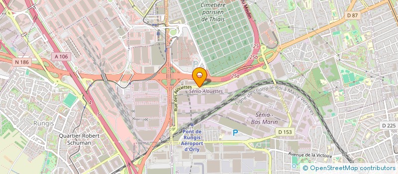 localisation de l'entreprise PASSION 2002  THIAIS