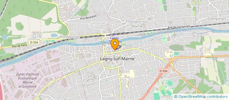 localisation de l'entreprise PASSION à LAGNY-SUR-MARNE