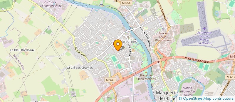 localisation de l'entreprise PASSION 4D à WAMBRECHIES