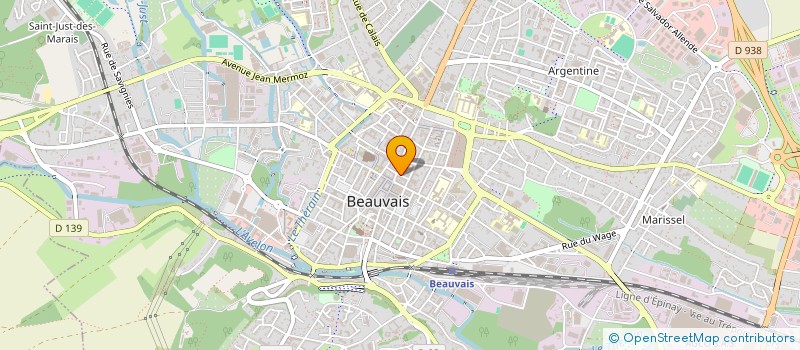 localisation de l'entreprise PASSION à BEAUVAIS