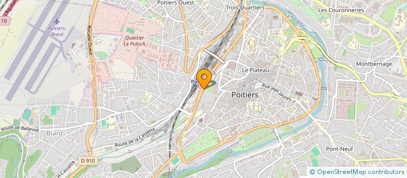 localisation de l'entreprise PASSION à POITIERS