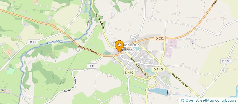 localisation de l'entreprise PASSION'AILES  BOULOGNE-SUR-GESSE