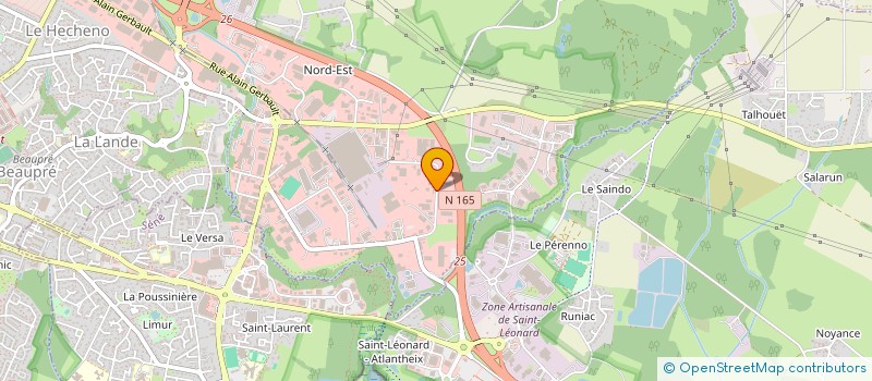 localisation de l'entreprise PASSION AUTO à VANNES