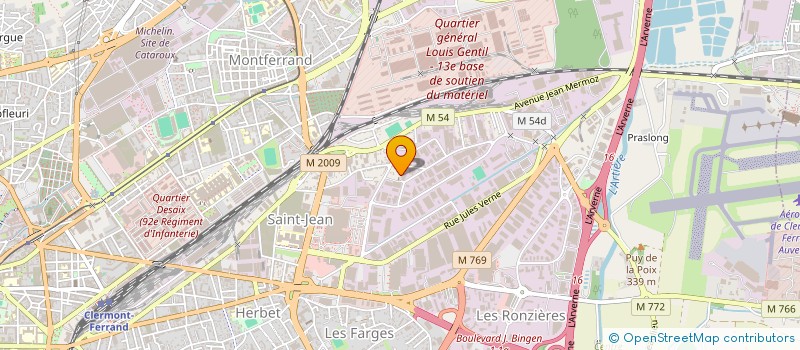 localisation de l'entreprise PASSION AUTO à CLERMONT-FERRAND