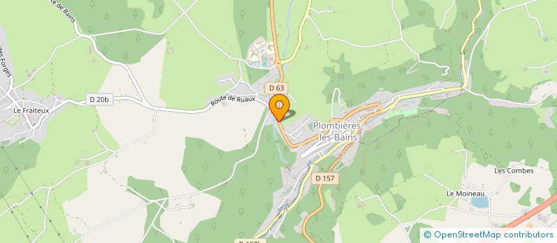 localisation de l'entreprise PASSION AUTO SARL  PLOMBIERES-LES-BAINS