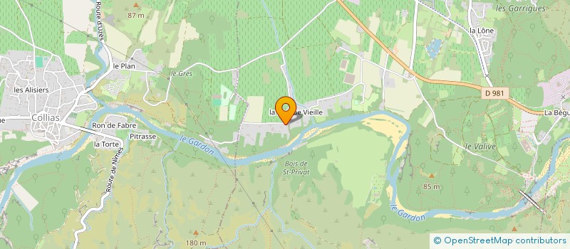 localisation de l'entreprise PASSION AVENTURE LOGISTIQUE  VERS-PONT-DU-GARD