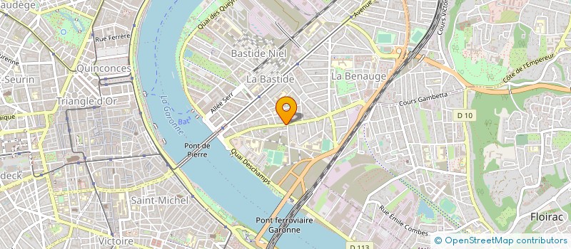 localisation de l'entreprise PASSION-BEAUTE à BORDEAUX