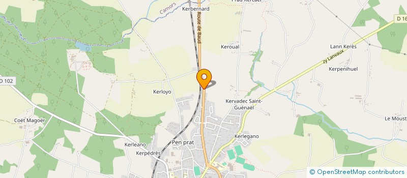 localisation de l'entreprise PASSION BOIS  PLUVIGNER