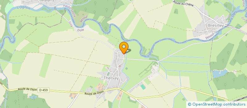 localisation de l'entreprise PASSION CARRELAGE 39  THERVAY