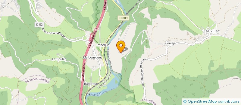 localisation de l'entreprise PASSION CHASSE à MASSEGROS CAUSSES GORGES
