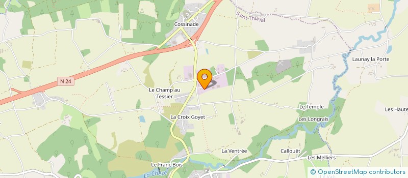 localisation de l'entreprise PASSION CHIOTS ORGANISATION  SAINT-THURIAL