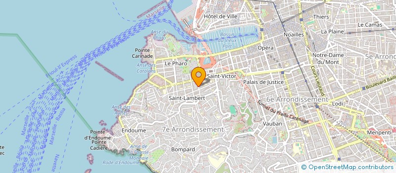 localisation de l'entreprise PASSION CHOCO à MARSEILLE