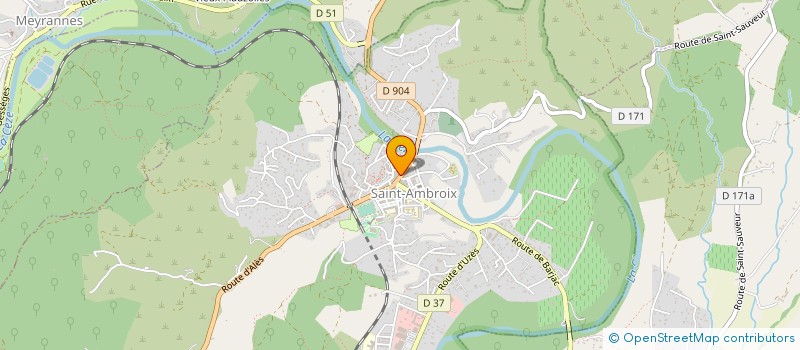 localisation de l'entreprise PASSION CHOCOLAT  SAINT-AMBROIX