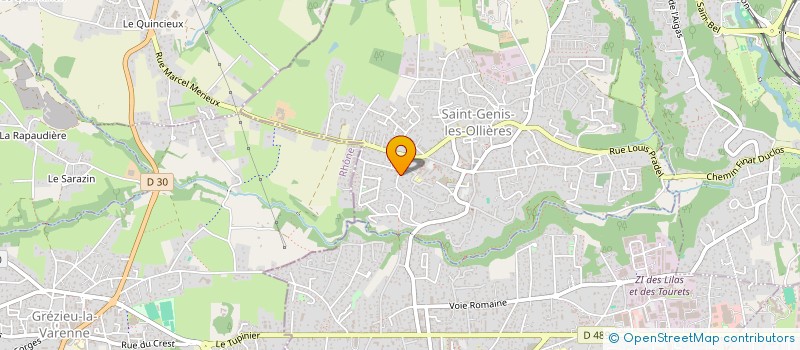 localisation de l'entreprise PASSION CINOCHE  SAINT-GENIS-LES-OLLIERES