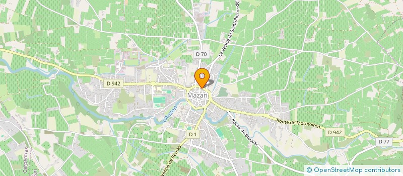 localisation de l'entreprise PASSION COIFFURE  MAZAN