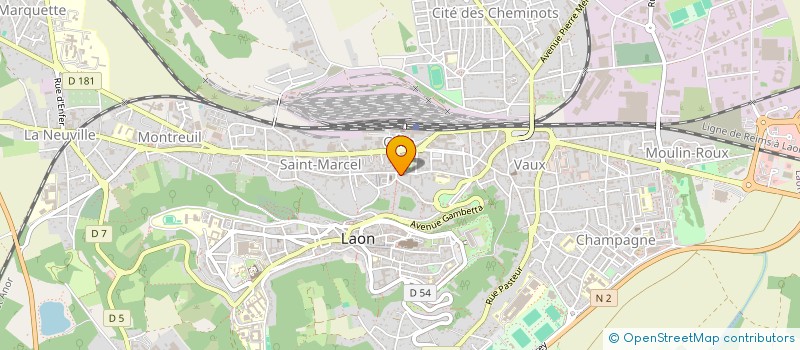 localisation de l'entreprise PASSION CONDUITE  LAON