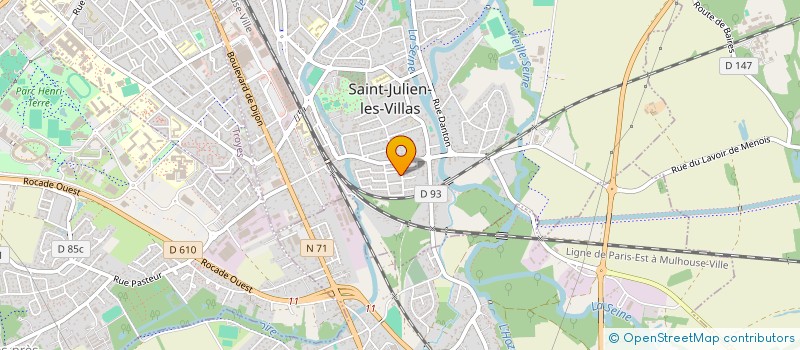 localisation de l'entreprise PASSION COSPLAY  SAINT JULIEN LES VILLAS