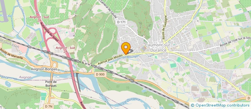 localisation de l'entreprise PASSION COURTAGE  CAUMONT-SUR-DURANCE