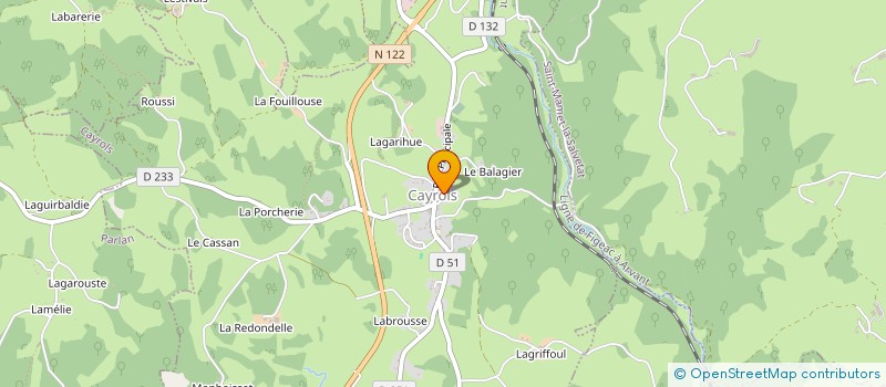 localisation de l'entreprise PASSION CUBAINE  CAYROLS