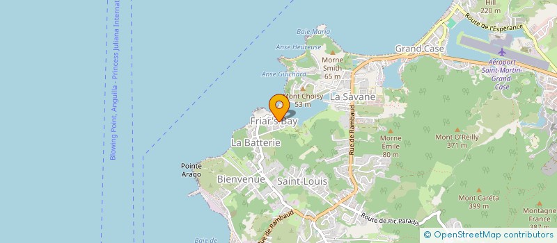 localisation de l'entreprise PASSION - CUISINE  SAINT MARTIN