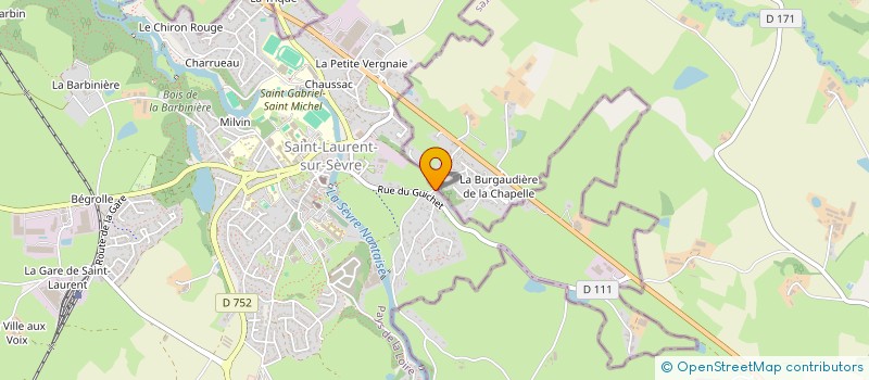 localisation de l'entreprise PASSION D'EDEN SERVICES  SAINT-LAURENT-SUR-SEVRE