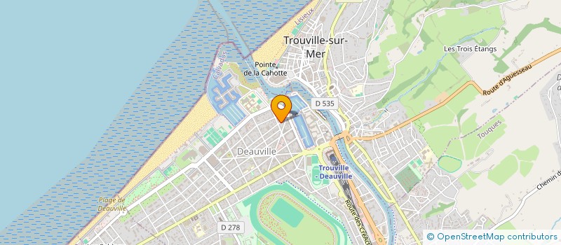 localisation de l'entreprise PASSION D HOMME  DEAUVILLE