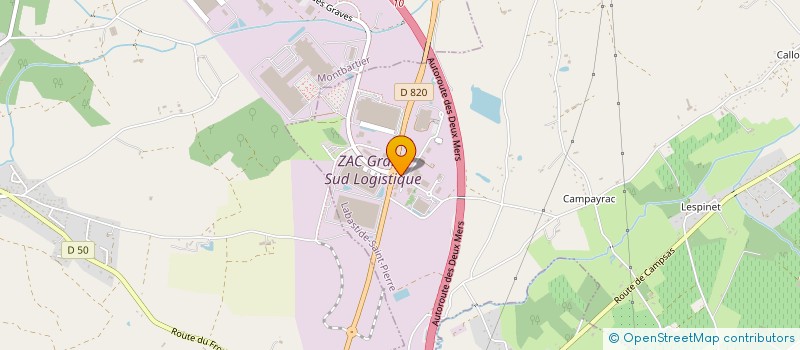 localisation de l'entreprise PASSION D'OC à LABASTIDE-SAINT-PIERRE