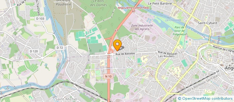 localisation de l'entreprise PASSION D'OUTRE-MER DE CHARENTE à ANGOULEME