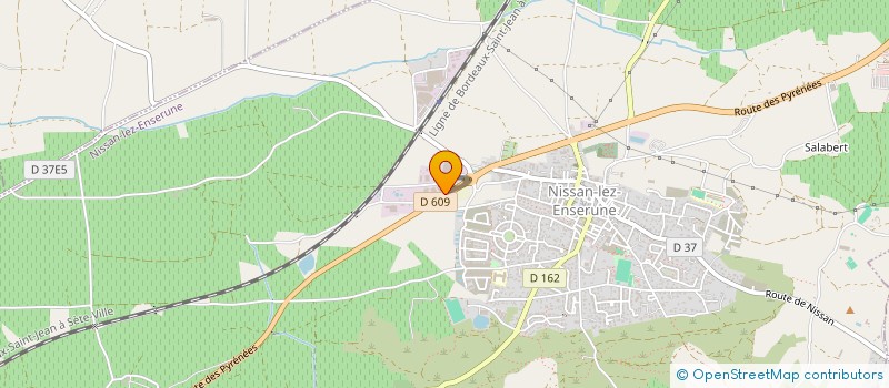 localisation de l'entreprise PASSION&DANSE  NISSAN-LEZ-ENSERUNE