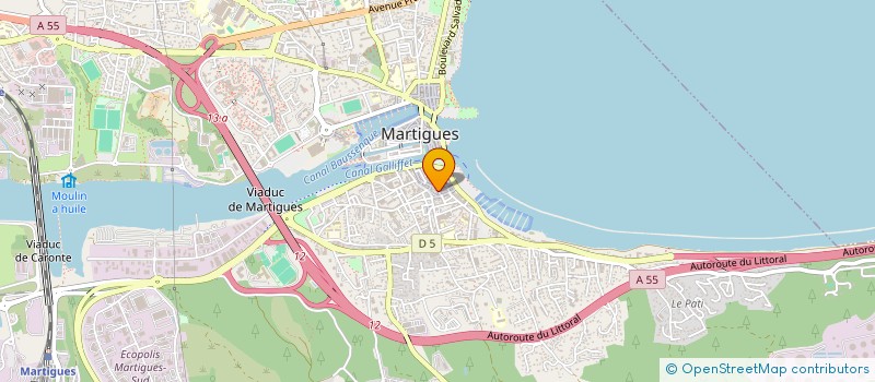 localisation de l'entreprise PASSION'DECO à MARTIGUES