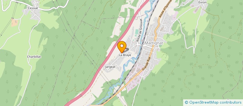 localisation de l'entreprise PASSION DECOR  MARTIGNAT